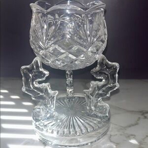 Elegant Crystal Candle Holder